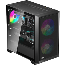 Корпус PCCooler C3D310 BK ARGB без БП (C3D310-BKP2-GL)