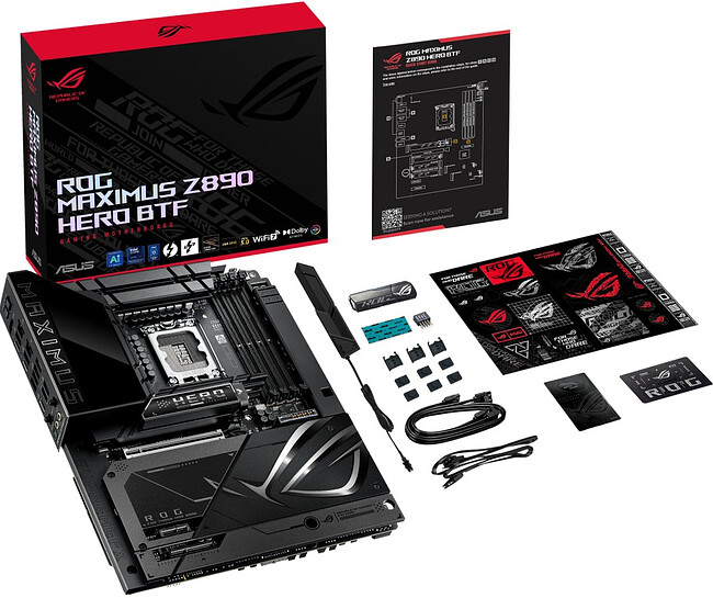 Материнская плата ASUS ROG Maximus Z890 Hero BTF (90MB1KG0-M0EAY0)