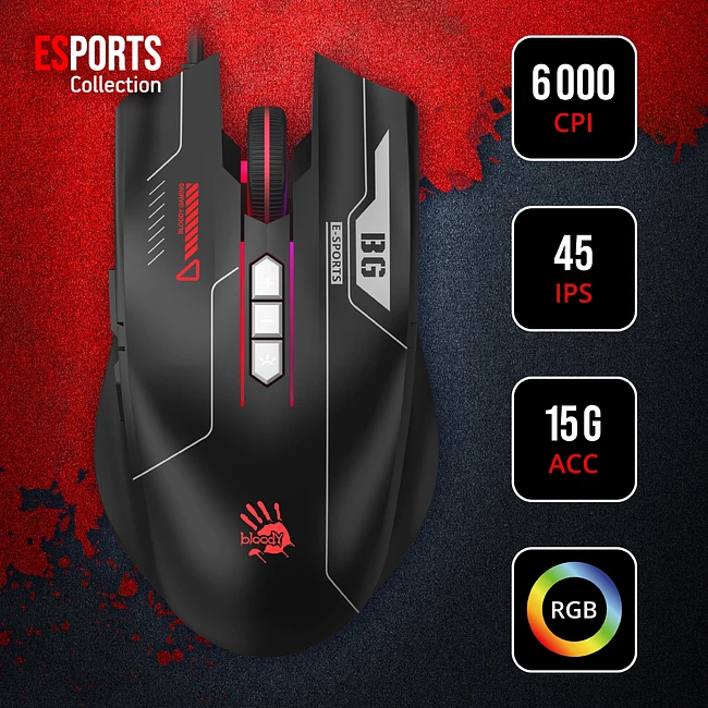 Мышь A4Tech Bloody ES7 черный