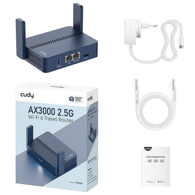 Маршрутизатор Cudy TR3000-256MB