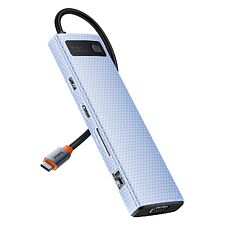 Док-станция Baseus Metal Gleam Series 11-Port HUB Space Grey (B00030709811-00)