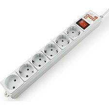 Сетевой фильтр Power Cube SPG(5+1)-B-6 1.9 м серый