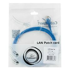 Патч-корд UTP Cablexpert PP12-1M/B синий