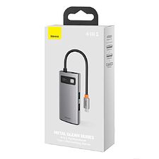 USB-хаб Baseus Metal Gleam Gray (CAHUB-CY0G)