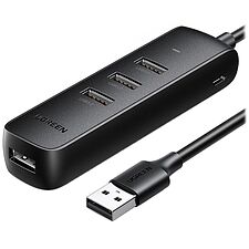 USB-хаб Ugreen CM416-10915 Black (10915)