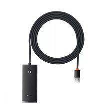 USB-хаб Baseus Lite Series Black (WKQX030201)