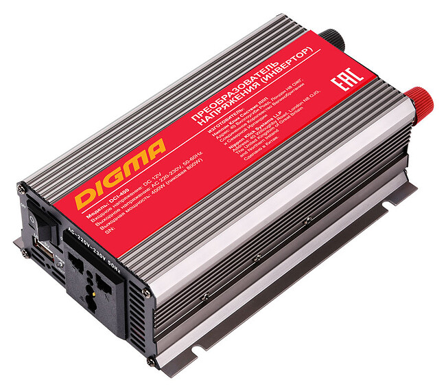 Автомобильный инвертор Digma DCI-400