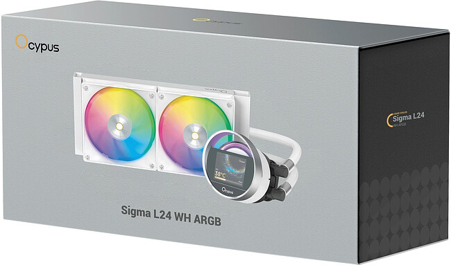Система жидкостного охлаждения для процессора Ocypus Sigma L24 WH ARGB белый (Sigma-L24-WH2AAWWN00X-GL)