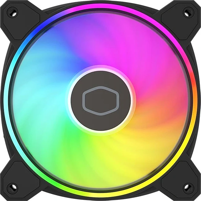 Вентилятор для корпуса Cooler Master MF120 Halo2 ARGB черный (MFL-B2DN-21NP2-R2)
