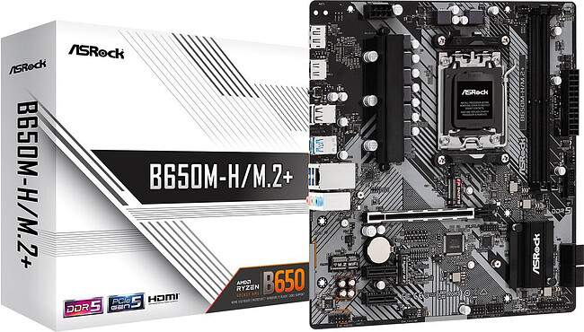Материнская плата ASRock B650M-H/M.2+ DDR5