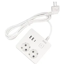 Удлинитель Power Cube PC-1-2M белый