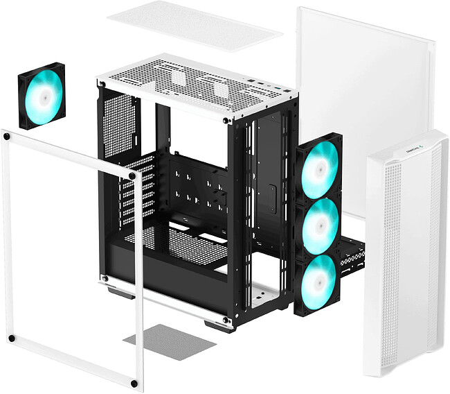 Корпус DeepCool CC560 V2 белый без БП (R-CC560-WHGAA4-G-2)