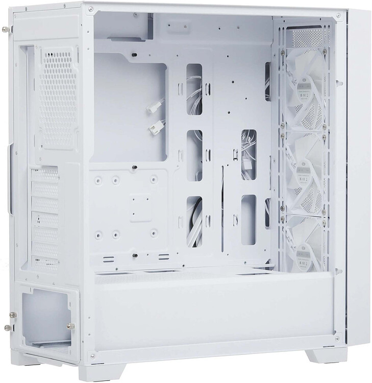Корпус PcCooler C3D510 WH ARGB белый без БП (C3D510-WHP3-GL)