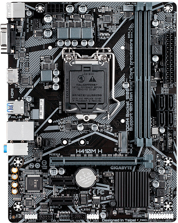 Материнская плата GigaByte H410M H