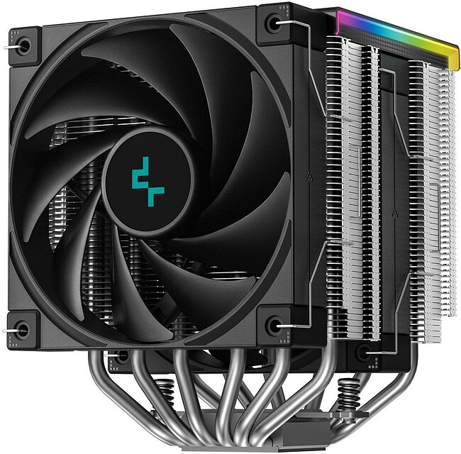 Кулер для процессора DeepCool AK620 Digital SE черный (R-AK620-BKADMN-GJD) + термопаста Deepcool Z3 (DP-TIM-Z3-2)