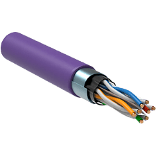 Кабель витая пара ITK LC1-C604-326 305м фиолетовый