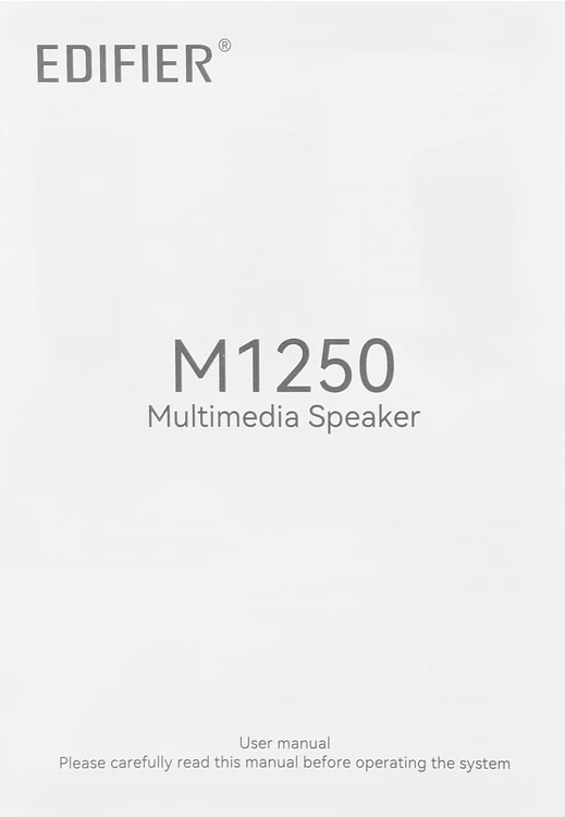 Акустика Edifier M1250 черный