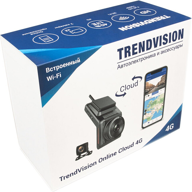 Видеорегистратор-GPS информатор TrendVision Online Cloud 4G