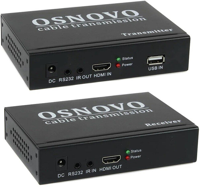 Комплект для передачи Osnovo TLN-HiKM2+RLN-HiKM2 Комплект для передачи Osnovo TLN-HiKM2+RLN-HiKM2