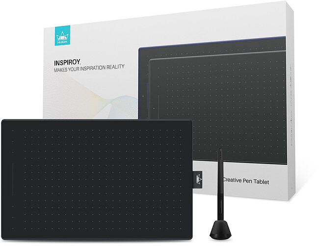 Графический планшет Huion Inspiroy черный (RTP-700)