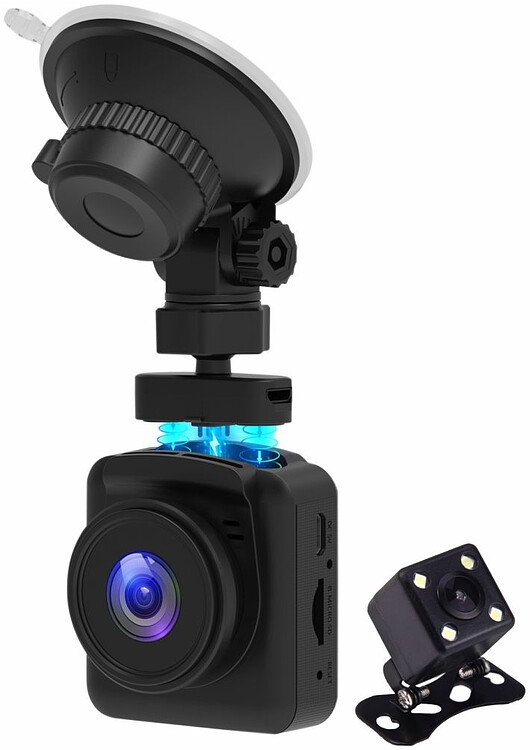 Автомобильный видеорегистратор TrendVision X2 Dual черный