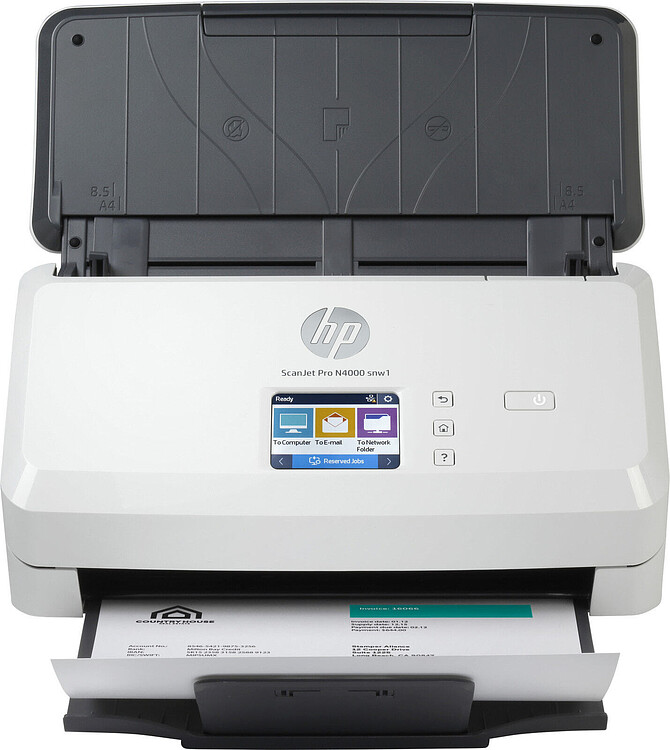 Сканер HP ScanJet Pro N4000 snw1 (6FW08A) Сканер HP ScanJet Pro N4000 snw1 (6FW08A)