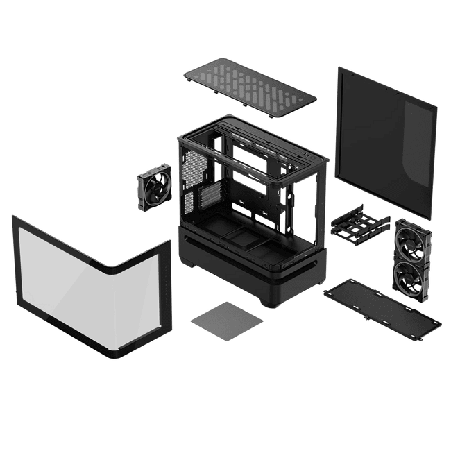 Корпус Asus Prime AP202 TG ARGB Black без БП (90DC00P0-B19000)