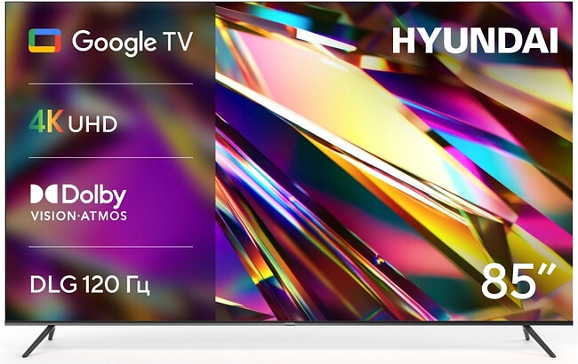Телевизор Hyundai H-LED85BU7011 черный Телевизор Hyundai H-LED85BU7011 черный