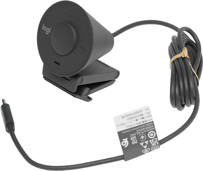 Веб-камера Logitech Webcam Brio 300 черный (960-001438)