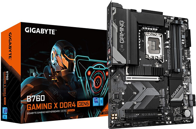 Материнская плата GigaByte B760 Gaming X DDR4 Gen5