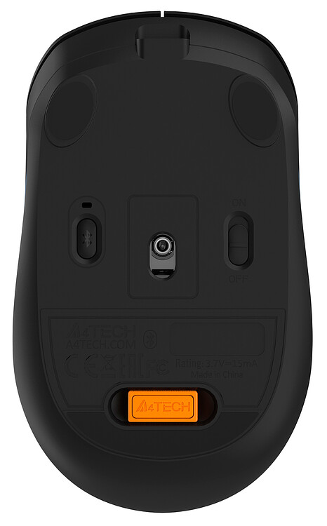 Мышь A4Tech Fstyler FB10C черный/синий