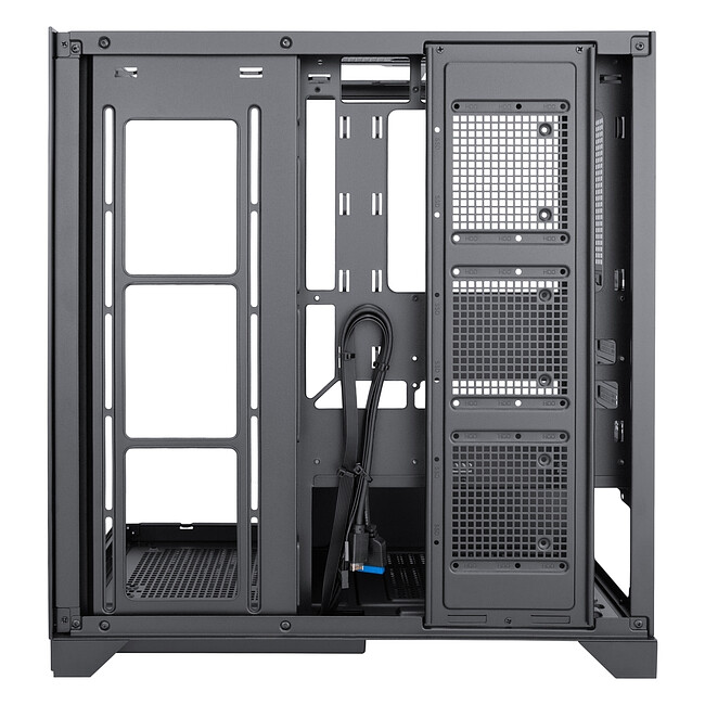 Корпус 1stPlayer Mi8 без БП Black (MI8-BK-3FC7R-1FC7)