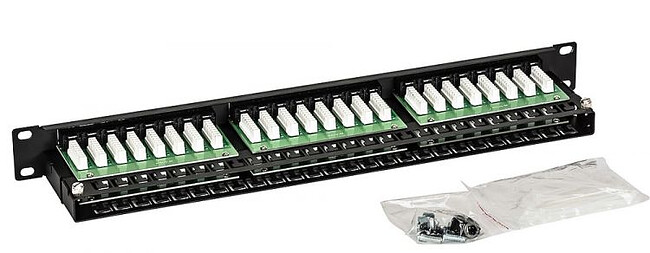 Патч-панель Cabeus PLHD-48-Cat.5e-Dual