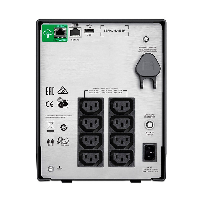 Источник бесперебойного питания APC Smart-UPS (SMC1000IС)