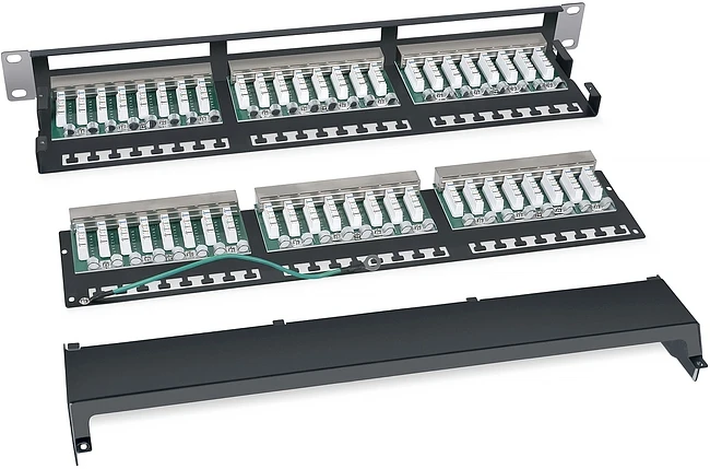 Патч-панель Cabeus PLHD-48-CAT.6-SH-DUAL IDC-1U