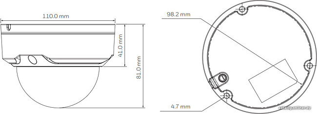 Камера видеонаблюдения Honeywell H4W4PRV3