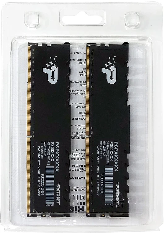 Оперативная память Patriot Signature Premium 16Gb DDR4 DIMM-3200 PC4-25600 (PSP416G3200KH1)