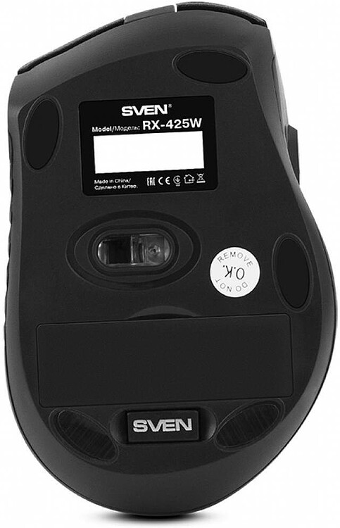 Мышь Sven RX-425W USB серый (SV-014476)