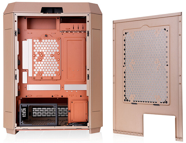 Корпус Thermaltake The Tower 600 без БП Gravel Sand (CA-1Z1-00MGWN-00)