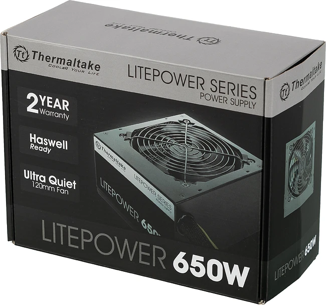 Блок питания Thermaltake ATX 650W LT-650P (PS-LTP-0650NPCNEU-2)
