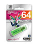 USB Flash-накопитель Silicon-Power Helios 101 64GB Green (SP064GBUF2101V1N)