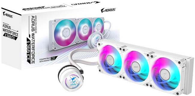 Система жидкостного охлаждения для процессора Gigabyte Aorus Waterforce II 360I White (GP-AORUS WATERFORCE II 360I)