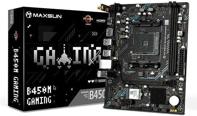 Материнская плата Maxsun MS-B450M Gaming WIFI