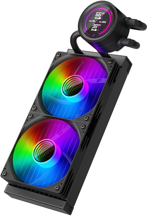 Система жидкостного охлаждения для процессора 1stPlayer TS4 240 Black (TS4-240-BK)
