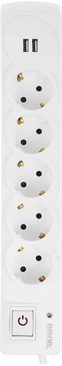 Сетевой фильтр Kranz 13-4700 белый