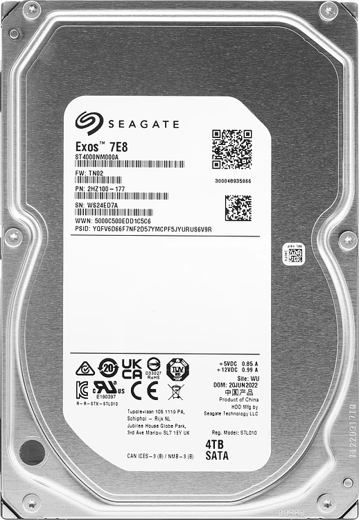 Жесткий диск Seagate/Securex Exos 7E8 (ST4000NM000A)