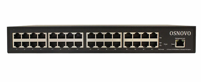 PoE-инжектор Osnovo Midspan-16/250RGM