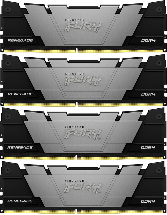 Оперативная память Kingston Fury Renegade Black 128Gb DDR4 (KF432C16RB2K4/128)