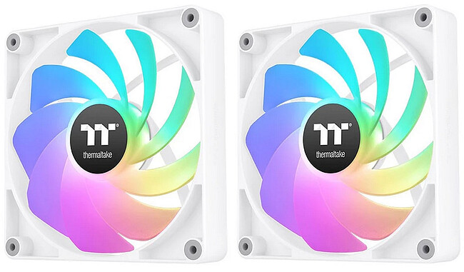 Вентилятор для корпуса Thermaltake CT120 Reverse ARGB Sync 2 Pack белый (CL-F175-PL12SW-A)