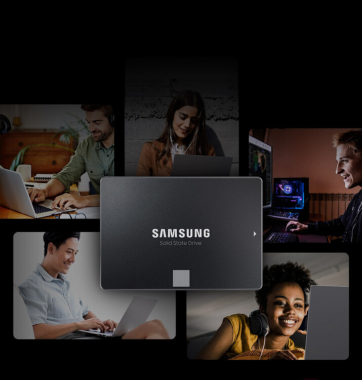 SSD диск Samsung 870 Evo 1TB (MZ-77E1T0B/EU)